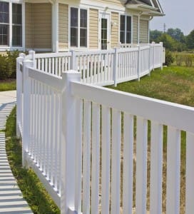 vinyl fence installed 