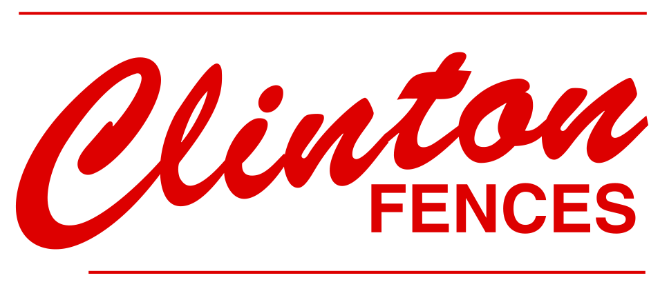Clinton Fence logo red