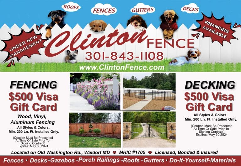 Specials Clinton Fence Company